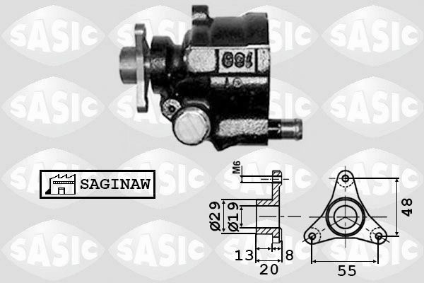 SASIC 7074001: Roolivõimu pump