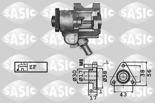 SASIC 7076022: Roolivõimu pump