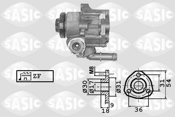 SASIC 7076024: Roolivõimu pump