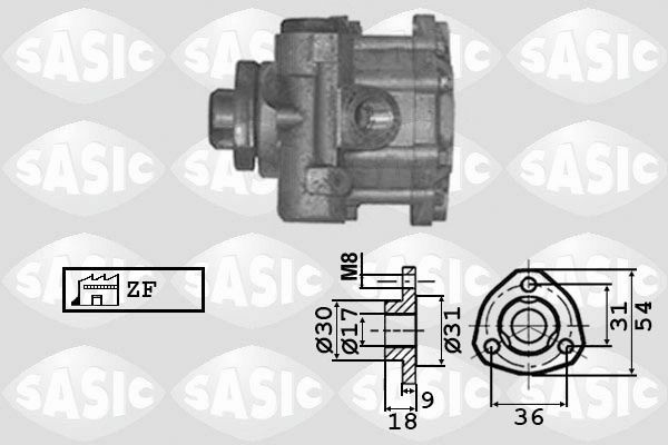 SASIC 7076031: Vairo stiprintuvo siurblys