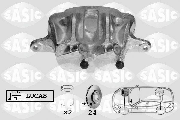 SASIC SCA0071: Pidurisadul esisild paremal