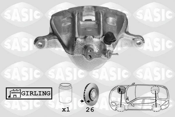 SASIC SCA0081: Pidurisadul esisild paremal
