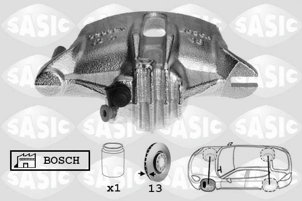 SASIC SCA0096: Pidurisadul esisild vasakul