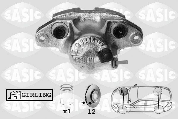 SASIC SCA4003: Pidurisadul esisild paremal