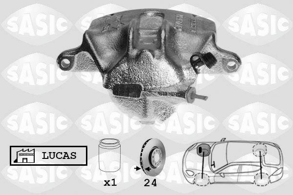 SASIC SCA4043: Remklauw Vooras rechts