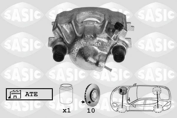 SASIC SCA6011: Pidurisadul esisild paremal