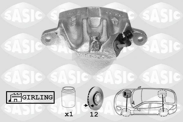 SASIC SCA6039: Pidurisadul esisild paremal
