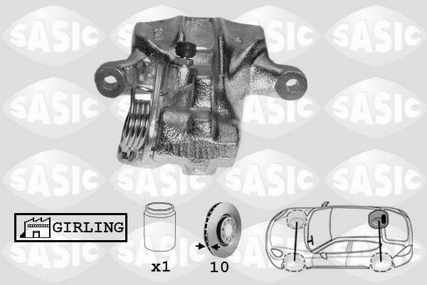 SASIC SCA6115: Pidurisadul Tagasild paremal