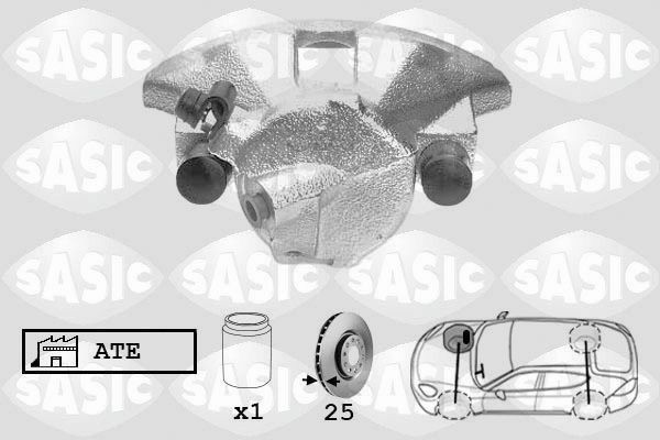 SASIC SCA6185: Pidurisadul esisild paremal