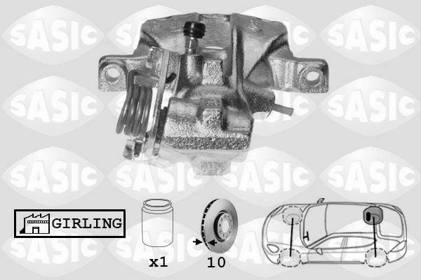SASIC SCA6199: Pidurisadul Tagasild paremal