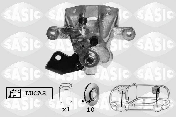 SASIC SCA6579: Pidurisadul Tagasild paremal