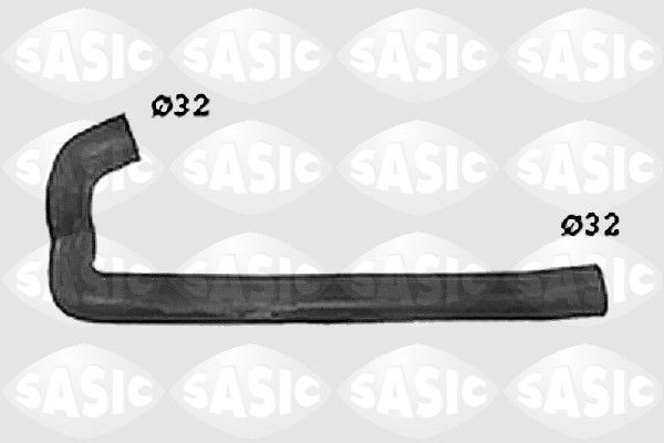 SASIC SWH0448: Furtun radiator inferior stanga