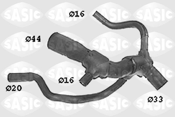 SASIC SWH6653: Jahutusvoolik vasakul all