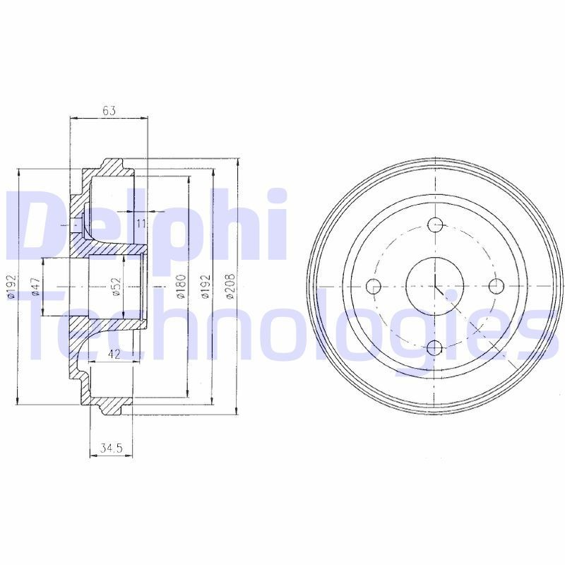 DELPHI BF474: Piduritrummel