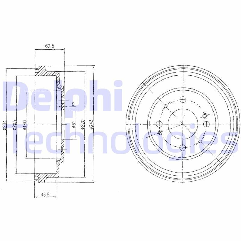DELPHI BF482: Piduritrummel