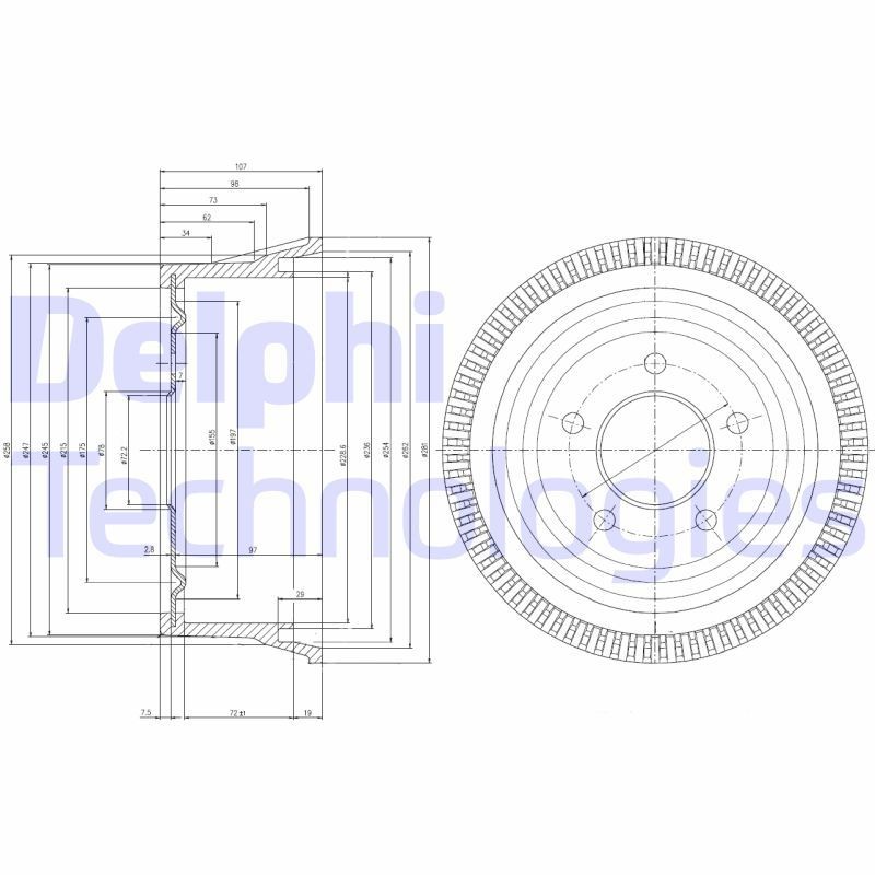 DELPHI BF387: Piduritrummel
