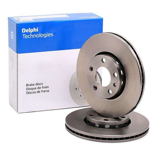 DELPHI BG2745: Piduriketas Ø: 288mm, õhutusega, Ø: 288mm, õlitatud