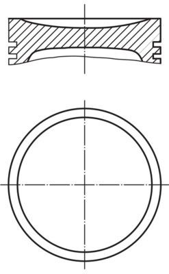 MAHLE ORIGINAL 003 94 02: Piston