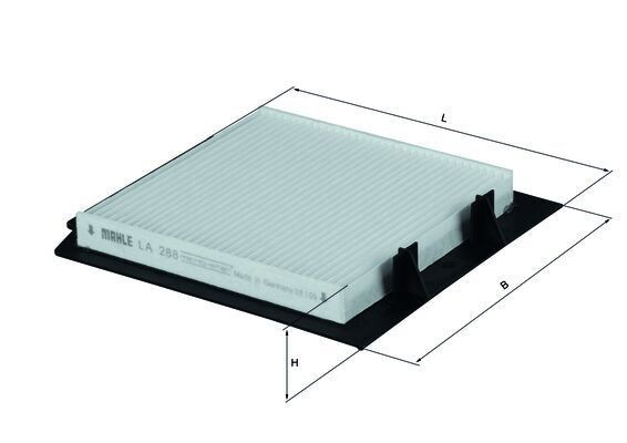 MAHLE ORIGINAL LA 288: Filtro abitacolo Filtro particellare