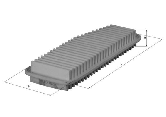 MAHLE ORIGINAL LX 1611: Gaisa filtrs