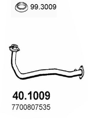 ASSO 40.1009: Avgasrör