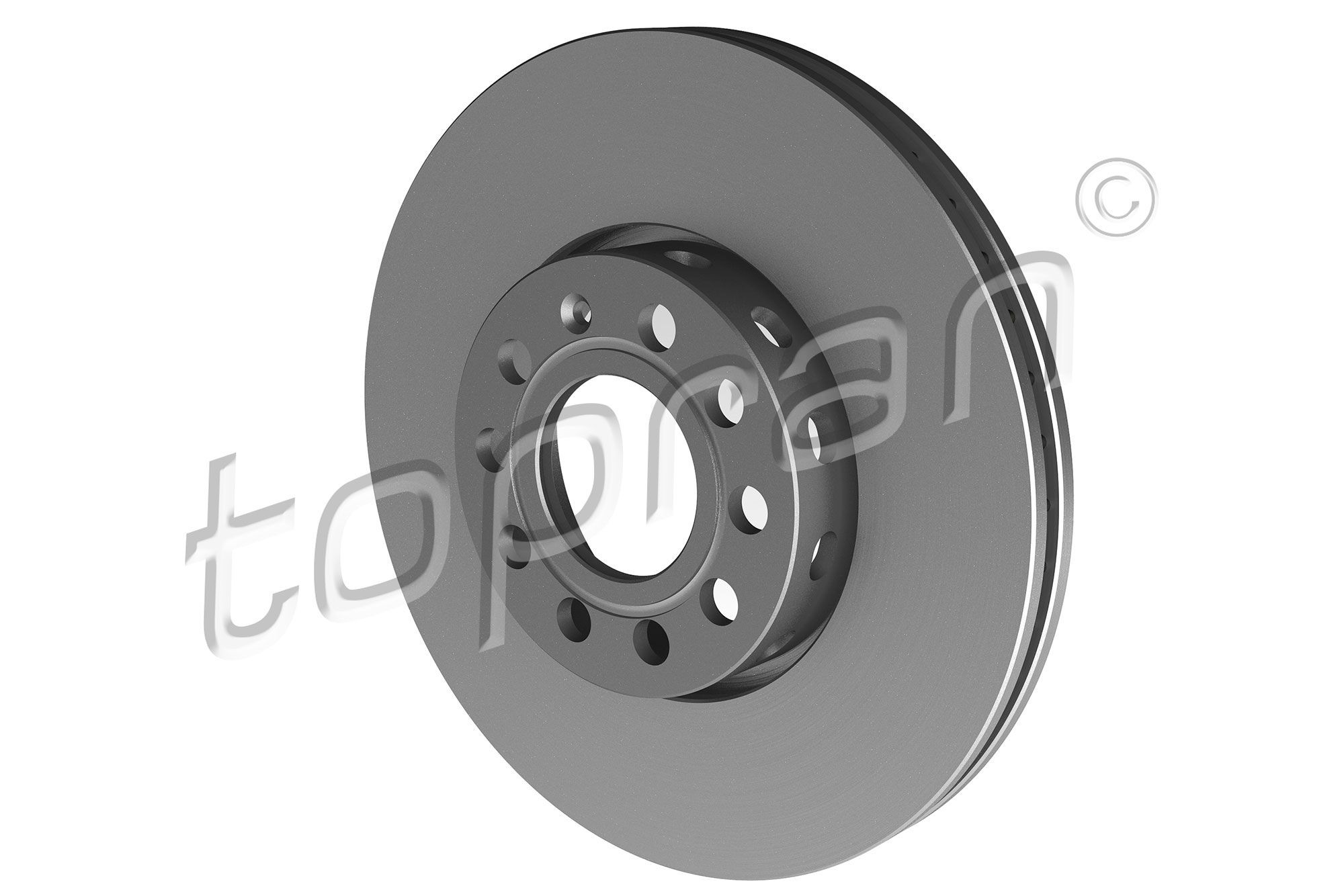TOPRAN 103 756: Piduriketas Esisild, Ø: 288mm, õhutusega, Ø: 288mm