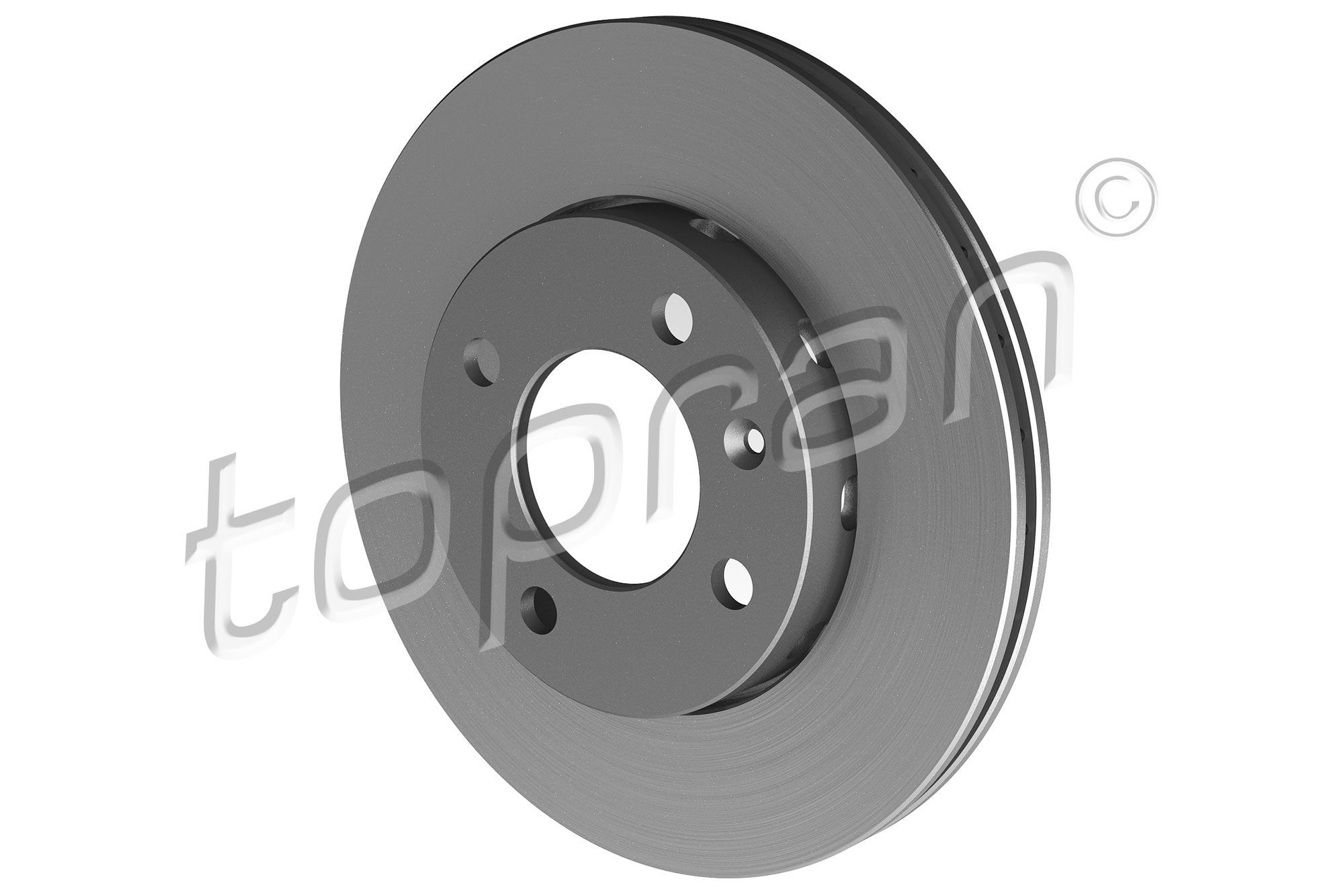 TOPRAN 104 027: Piduriketas Esisild, Ø: 239mm, õhutusega, Ø: 239mm