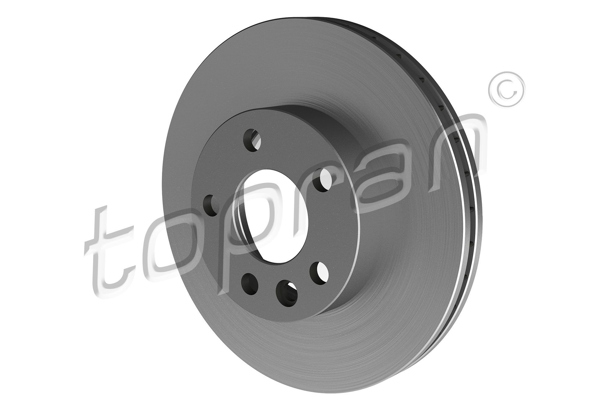 TOPRAN 107 691: Piduriketas Esisild, Ø: 280mm, õhutusega, Ø: 280mm