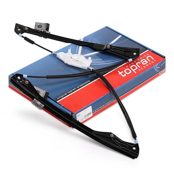 TOPRAN 108 671: Lève-vitre avant droite, électrique, sans moteur électrique, sans cadre porteur, uniquement montable avec suspension originale