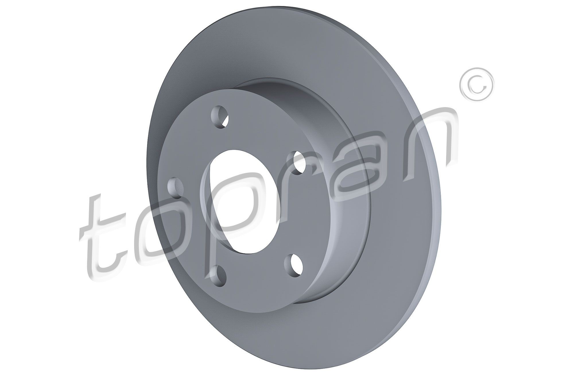 TOPRAN 109 525: Piduriketas Tagasild, Ø: 245mm, täis, Ø: 245mm, kaetud