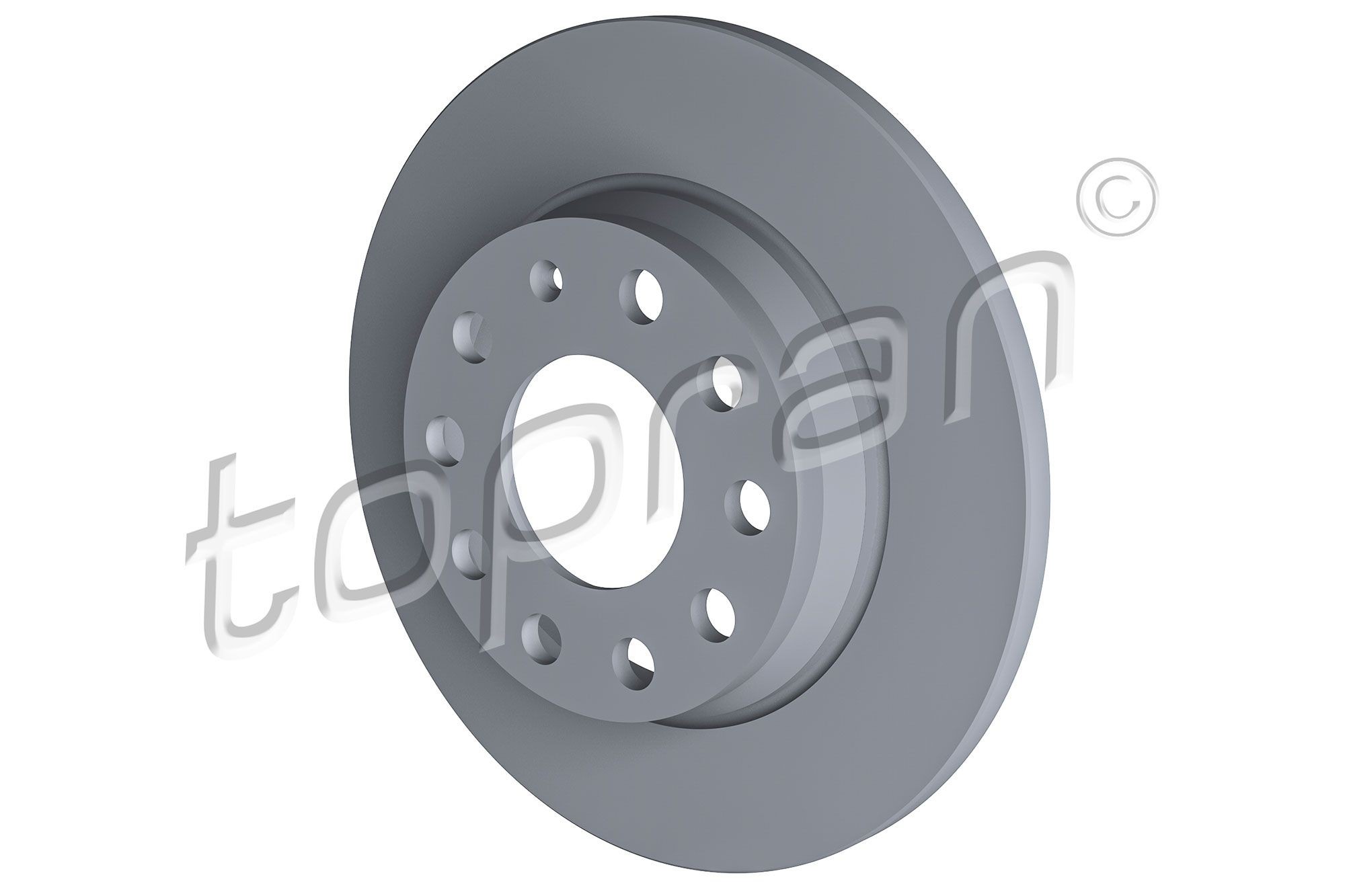 TOPRAN 109 527: Piduriketas Tagasild, Ø: 255mm, täis, Ø: 255mm, kaetud