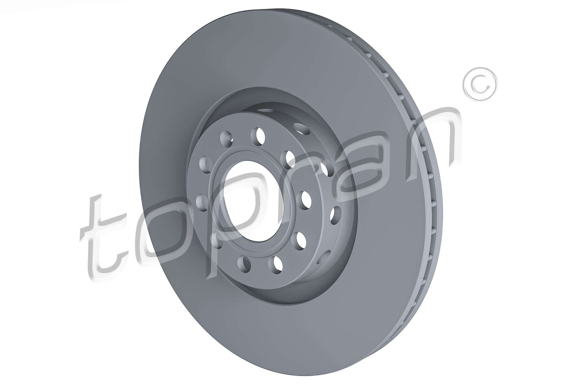 TOPRAN 110 078: Piduriketas Esisild, Ø: 312mm, õhutusega, Ø: 312mm, kaetud