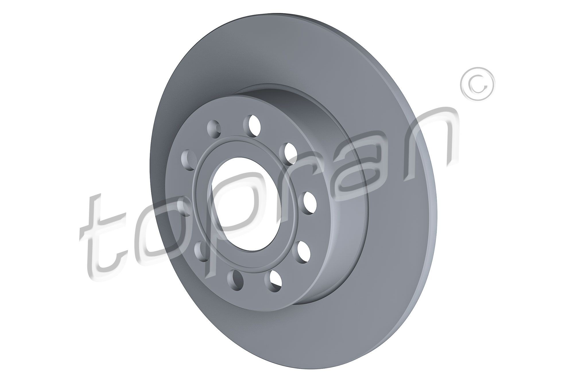 TOPRAN 110 079: Piduriketas Tagasild, Ø: 255mm, täis, Ø: 255mm, kaetud