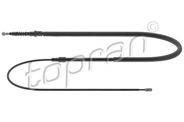 TOPRAN 111 210: Cablu, frana de parcare 1447mm