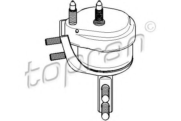 TOPRAN 301 812: Suport motor dreapta