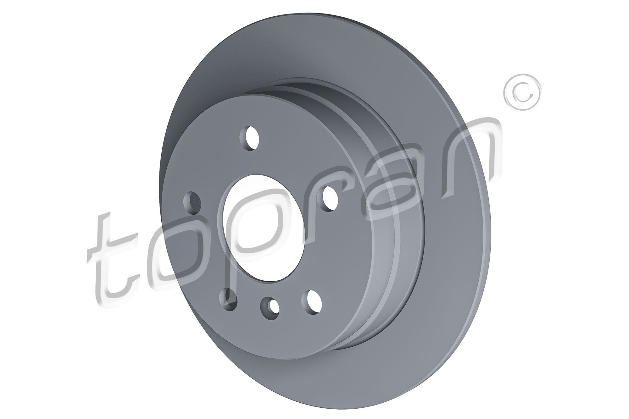 TOPRAN 401 386: Piduriketas Tagasild, Ø: 258mm, täis, Ø: 258mm, kaetud