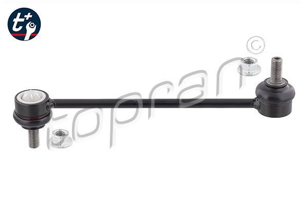 TOPRAN 401 731: Brat / bieleta suspensie, stabilizator Axa fata stanga, Axa fata dreapta, cu piulita