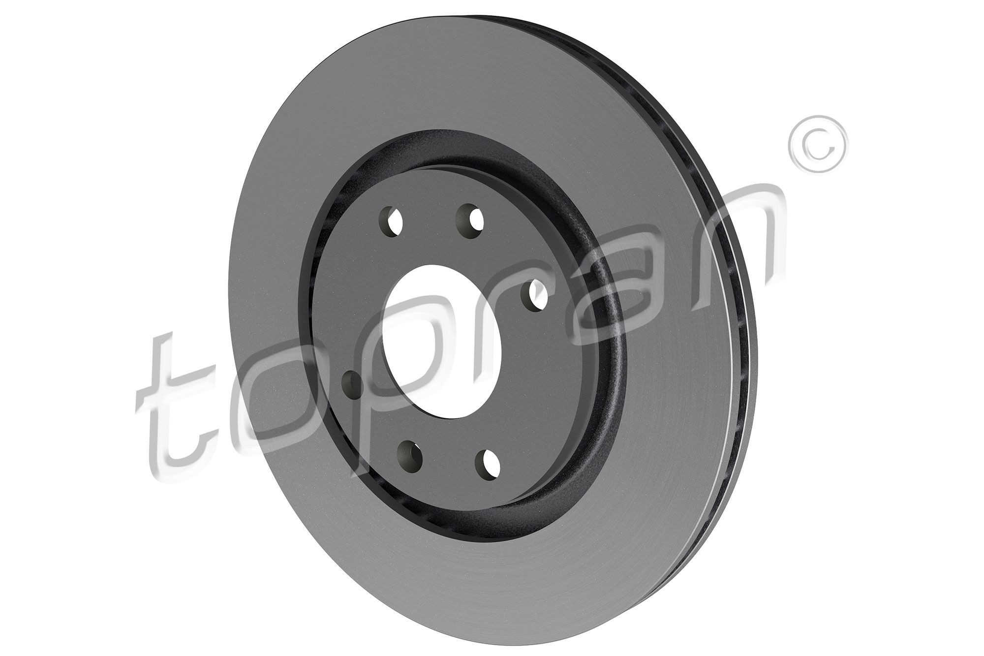 TOPRAN 720 246: Piduriketas Esisild, Ø: 266mm, õhutusega, Ø: 266mm