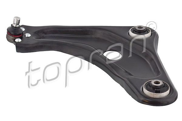 TOPRAN 720 780: Braccio oscillante, sospensione ruota Assale anteriore Sx, Lamiera d'acciaio, con cuscinetto in gomma, con snodo portante/di guida