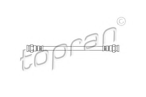 TOPRAN 720 910: Furtun frana Axa spate ambele parti, 214mm