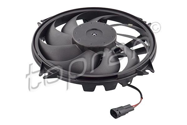 TOPRAN 721 536: Ventilator, radiator 385mm
