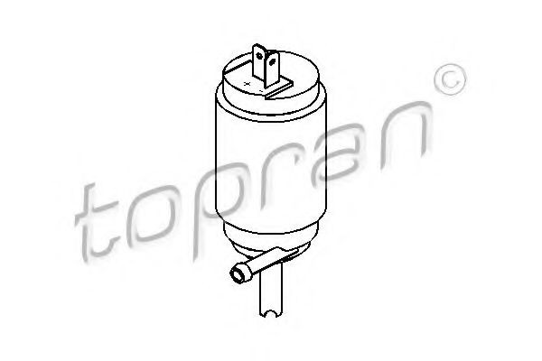 TOPRAN 722 448: Pompa de apa, spalare parbriz pt. curatare parbriz