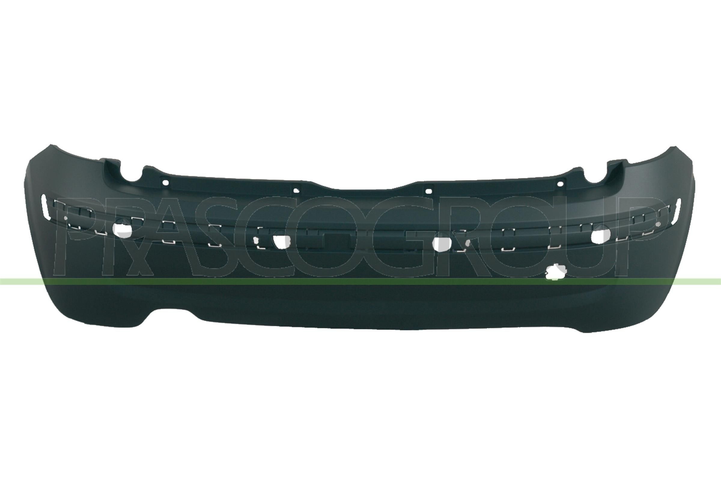 PRASCO FT1221061: Galinis bamperis Premium