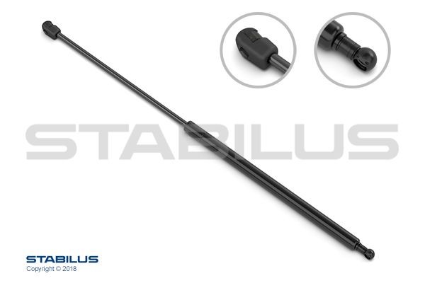 STABILUS 1408BB: Gāzes atspere, Bagāžas / Kravas nodalījuma vāks 601,5mm, // LIFT-O-MAT®