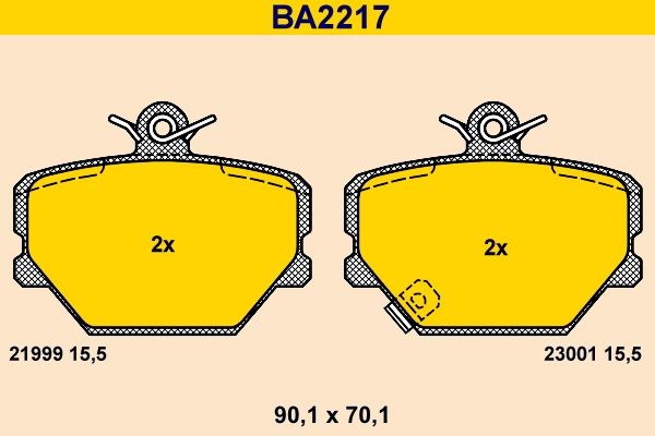 Barum BA2217: Bremžu kluči