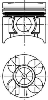 KOLBENSCHMIDT 40391610: Piston