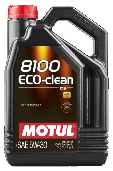 MOTUL 101545: Mootoriõli 5l, 5W-30 8100, ECO-CLEAN