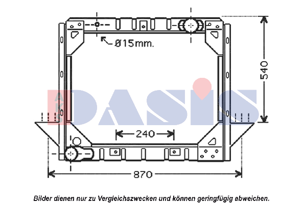 AKS DASIS 260500N: Radiaator, mootorijahutus