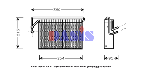 AKS DASIS 820095N: Evaporator, aer conditionat