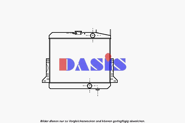 AKS DASIS 130280N: Radiator, racire motor